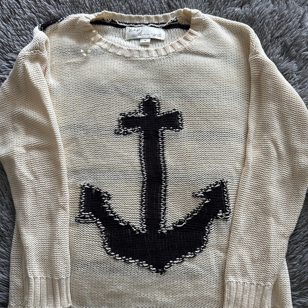 Vintage Havana anchor sweater NWOT Small